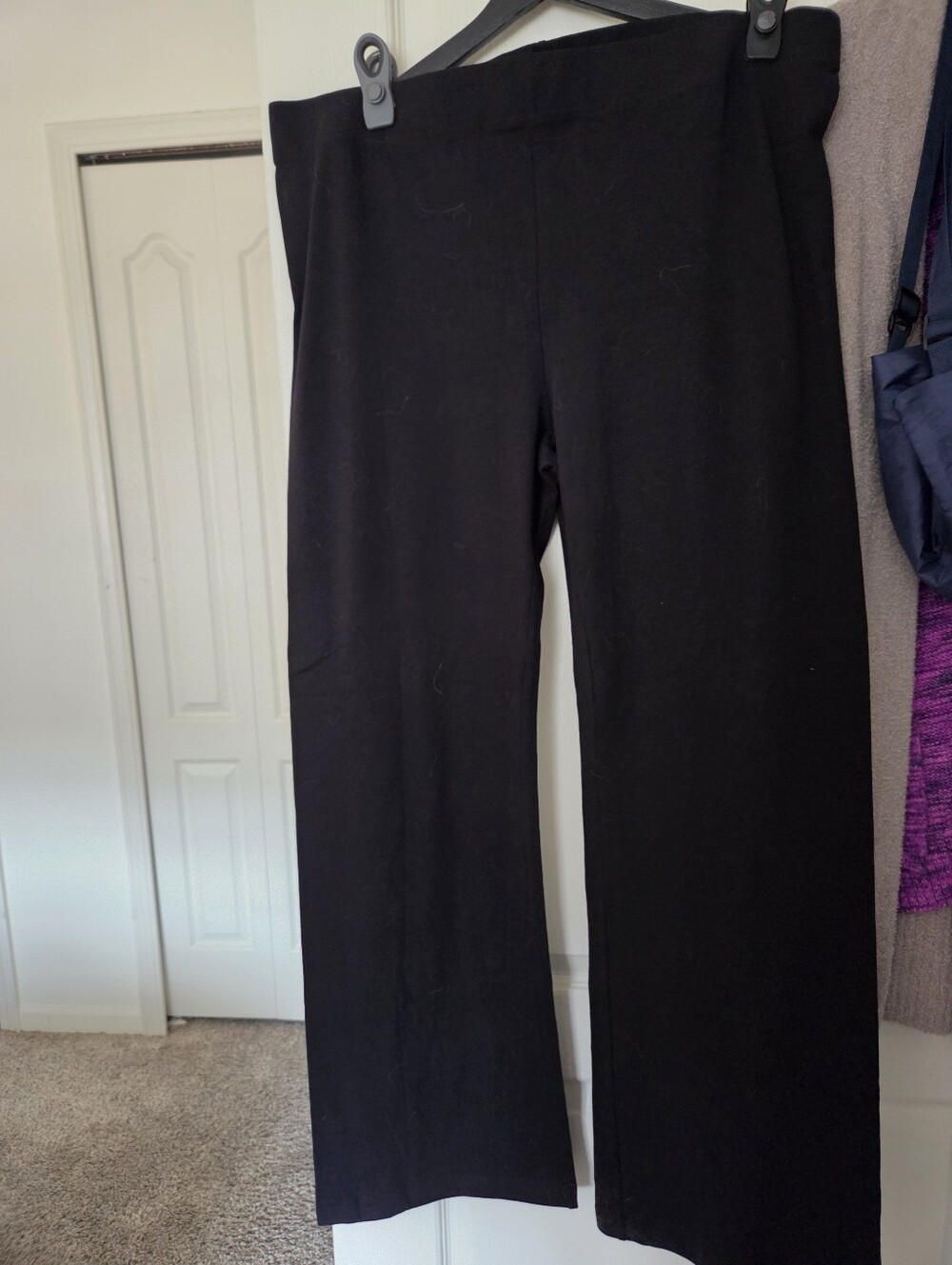 Old Navy Black Wide-Leg Pull-On Pants